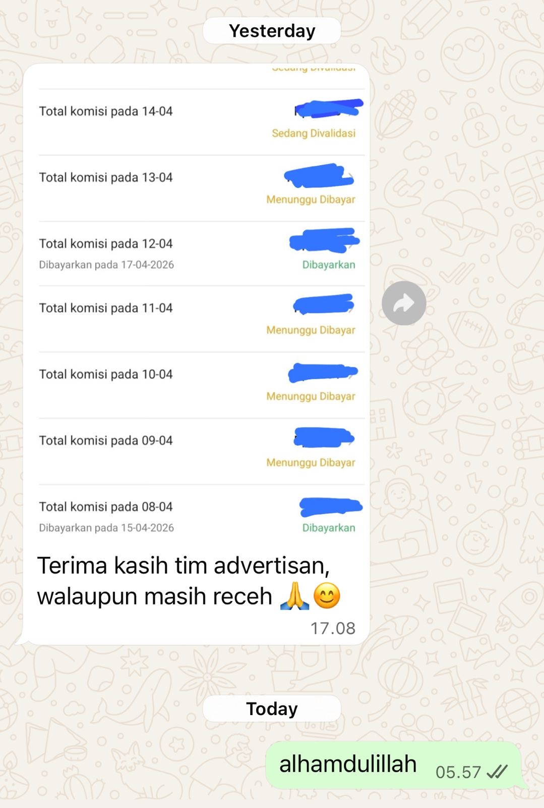 Testimoni Meta Ads Shopee Affiliate 01