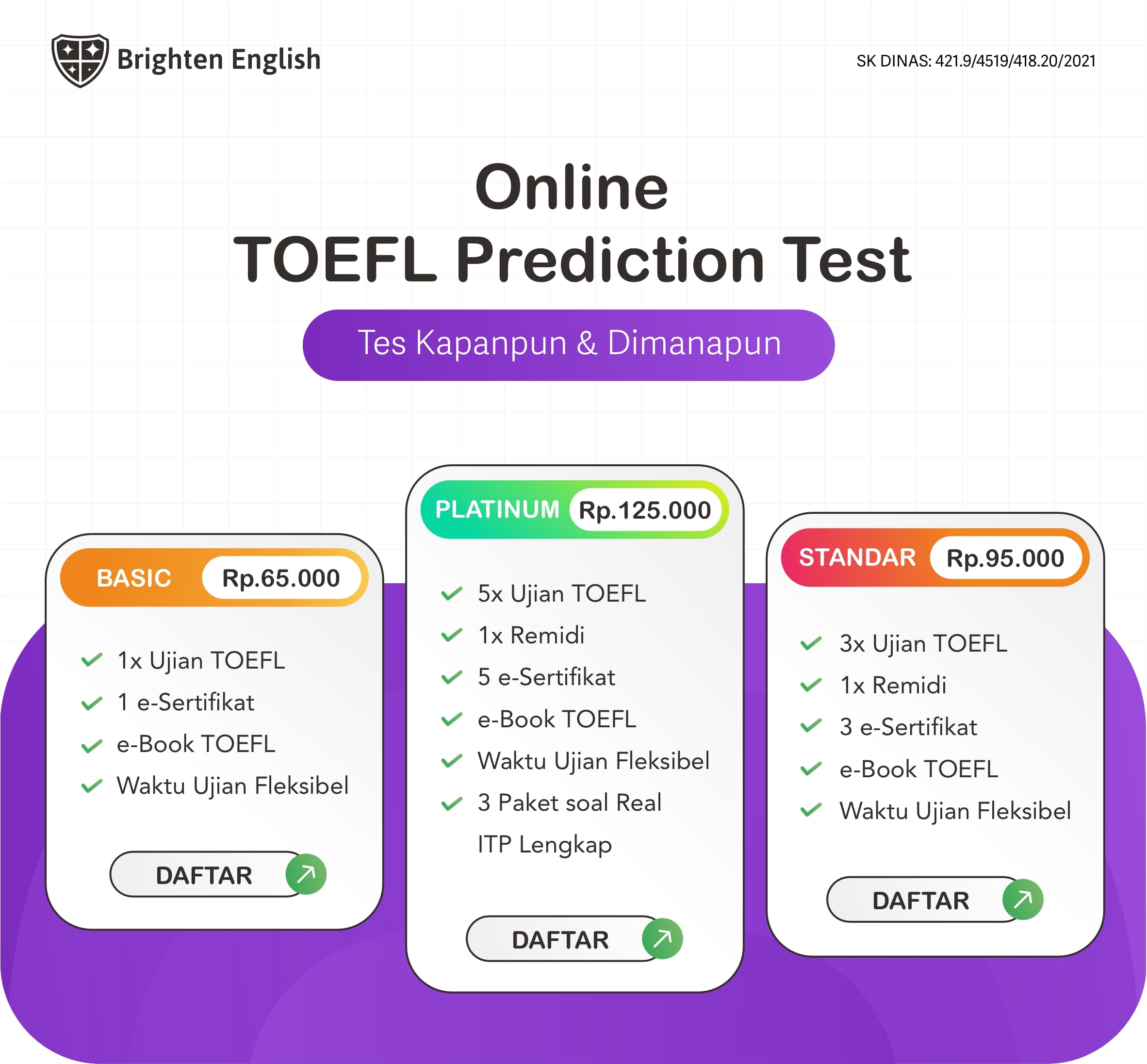 Tes TOEFL Online