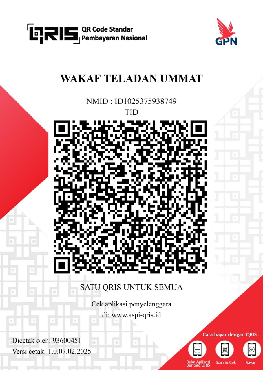 QRIS Wakaf Teladan Ummat