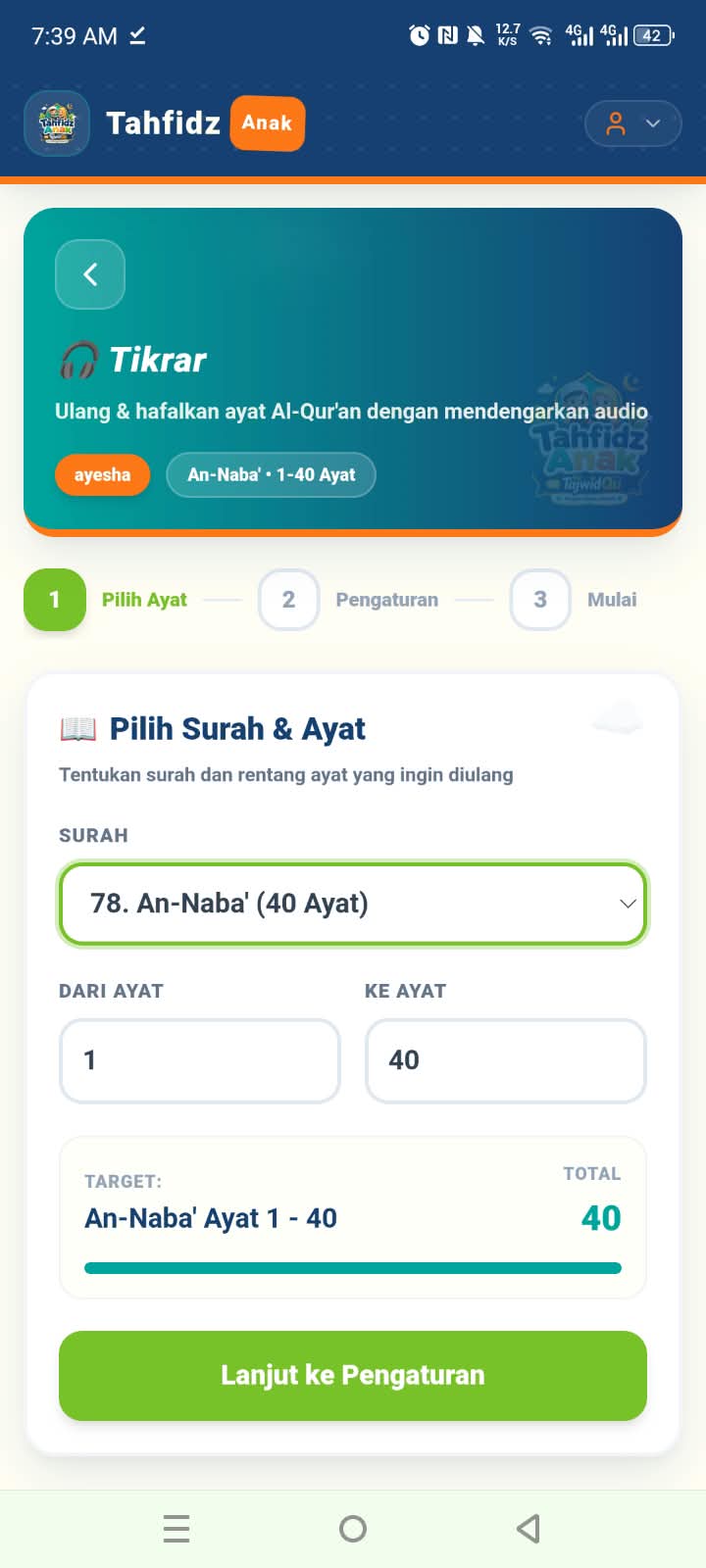 Pilih Surat